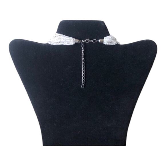 Retro Multi Pink Shades Strands Mini Beads Tribal Inspired Boho Chic Necklace - Picture 6 of 11